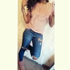 Calvin Klein Jeans Pink T